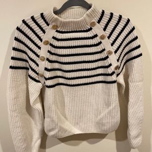 Large fancy knit sweater